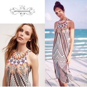 Anthropology HD in Paris silk midi dress 2